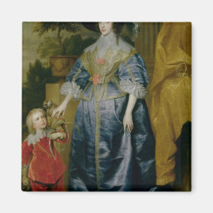 Aimant La Reine Henrietta Maria et son nain