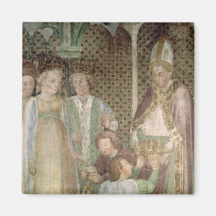 Aimant La Reine Theodolinda et pape Gregory le grand