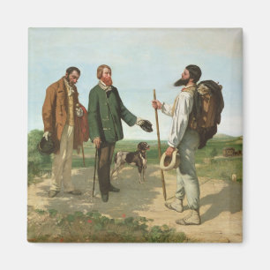 Aimant La Rencontre, ou Bonjour Monsieur Courbet, 1854
