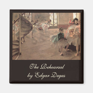 Aimant La Répétition d'Edgar Degas, Art de ballet vintage