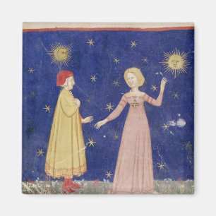 Aimant La réunion de Dante et de Béatrice