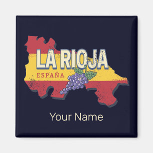 Aimant La Rioja Espagne Région Rétro Vins Vins Vintages