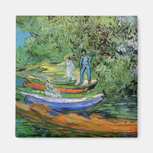 Aimant La rive de l'Oise à Auvers par Vincent van Gogh