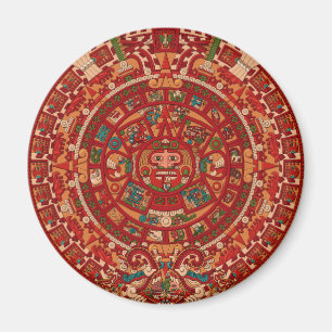 Aimant La roue (aztèque) maya/de calendrier