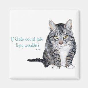 Aimant La sagesse des chats - si les chats pouvaient parl