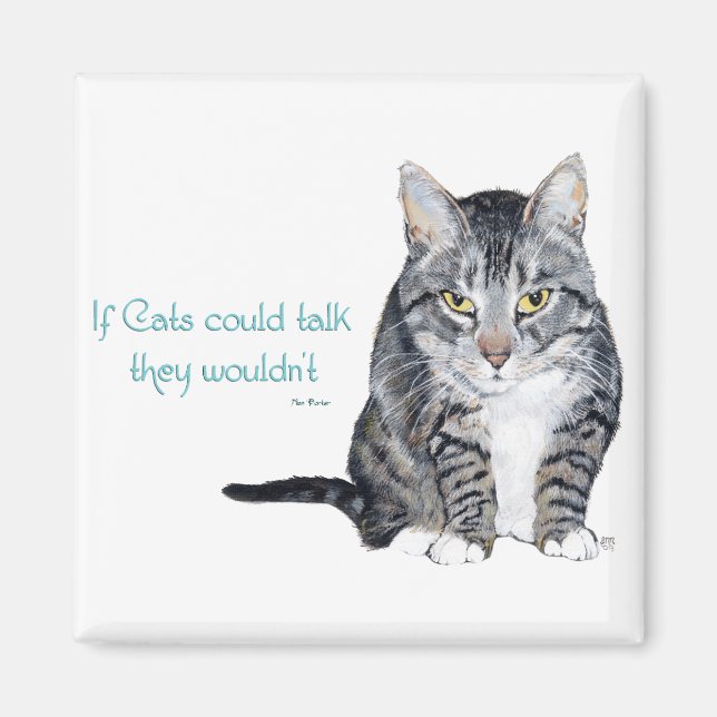 Aimant La sagesse des chats - si les chats pouvaient parl (Devant)