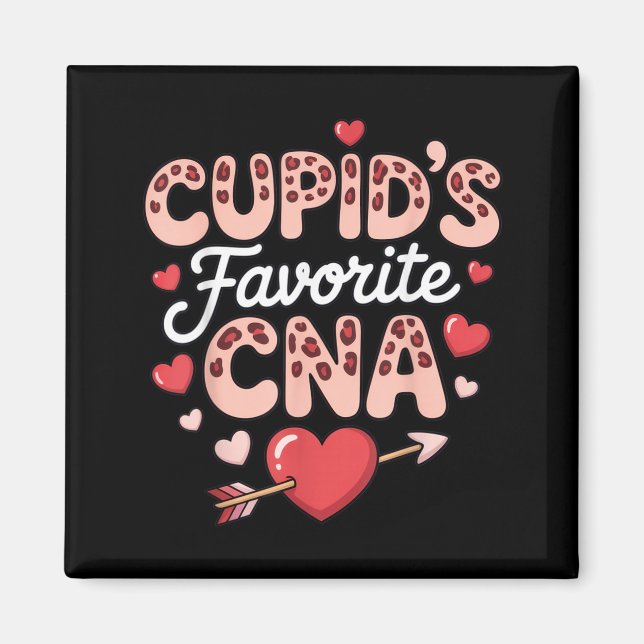 Aimant La Saint-Valentin de la Cna préférée de Cupidon In (Devant)