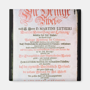 Aimant La Sainte Bible, Vol. I., 1681