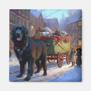 Aimant La saison des fêtes de Noël de Terre-Neuve