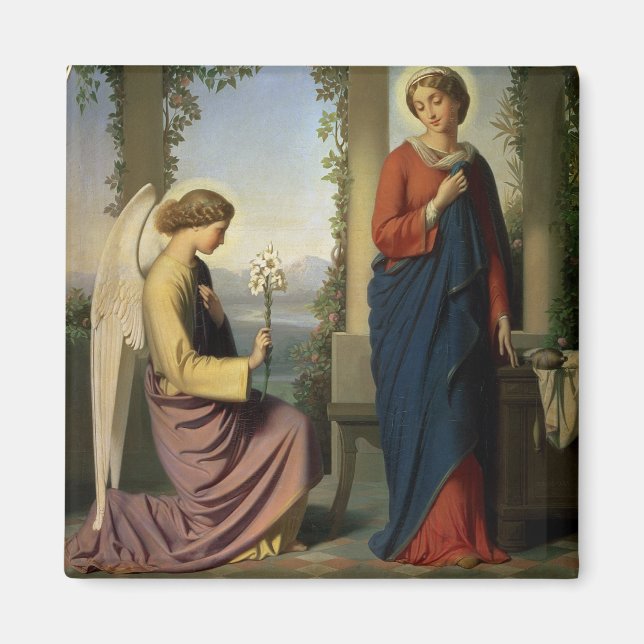 Aimant La Salutation angélique, ou Annonciation, 1860 (Devant)