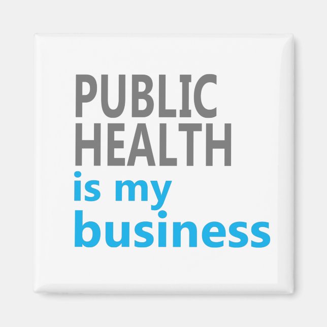 Aimant la santé publique est mon affaire (Devant)