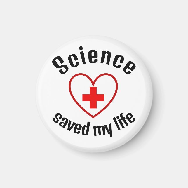 Aimant La science a sauvé ma vie (Devant)