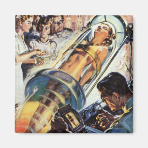 Aimant La science-fiction vintage, expérience de