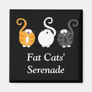 Aimant La sérénade des gros chats