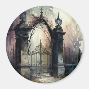 Aimant La série Porte de Cimetière Gothique Design 12