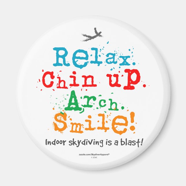 Aimant La Skydiving intérieure est une explosion ! (Devant)