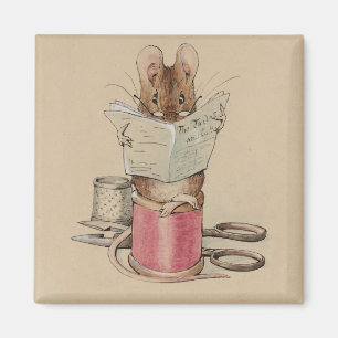 Aimant La souris sur mesure (par Beatrix Potter)