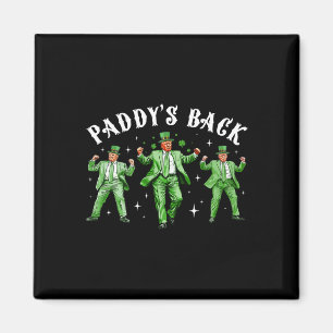 Aimant La St Patrick drôle de Paddy Trump Chanceux Shamro