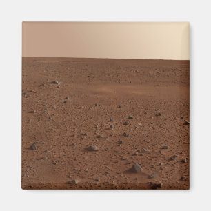 Aimant La surface rocheuse de Mars