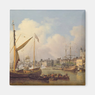 Aimant La Tamise et la tour de Londres censément sur t