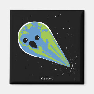 Aimant La terre contre le trou noir
