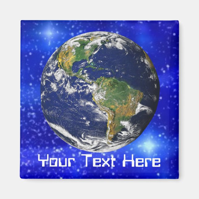 Aimant La Terre dans l'aimant spatial (Devant)