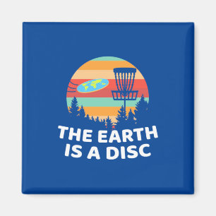 Aimant La Terre Est Un Disque Golf