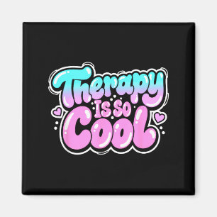 Aimant La thérapie est cool - esprit sain mentalité posit