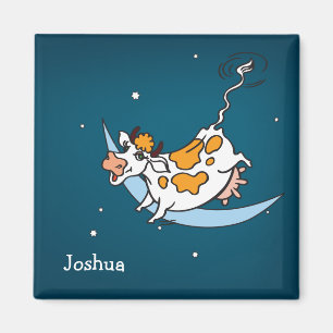 Aimant La vache sautée au-dessus de l'aimant de lune