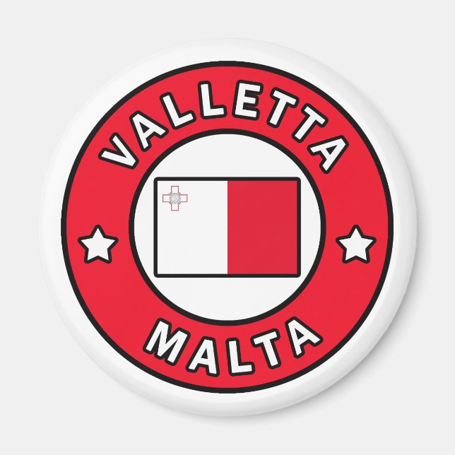 Aimant La Valette Malte (Devant)