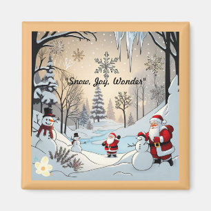 Aimant "La veille enchantée de l'hiver"