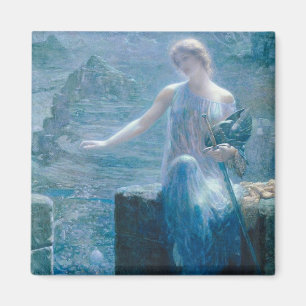 Aimant La Veillée de Valkyrie (Dame élégante dans un chât
