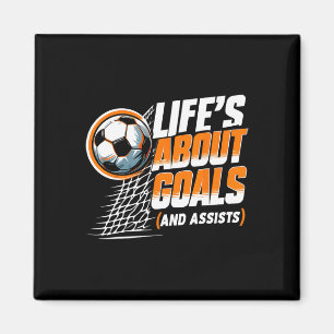 Aimant La vie de football est à propos des buts et des Is