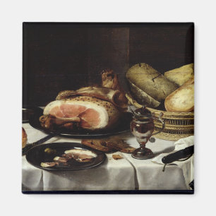 Aimant La vie toujours avec du jambon