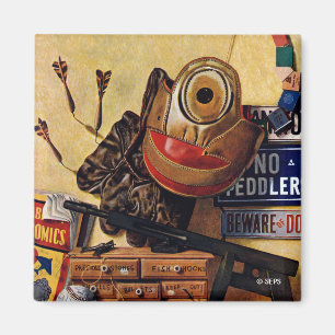 Aimant La vie toujours des jouets de garçons