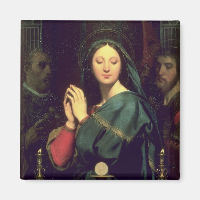 Aimant La Vierge avec l'hôte, 1841 (Devant)