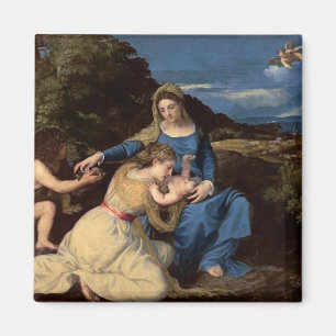 Aimant La Vierge et l'enfant avec des saints, 1532