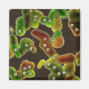 Aimant La ville cauchemardesque des germes de Germaphobe