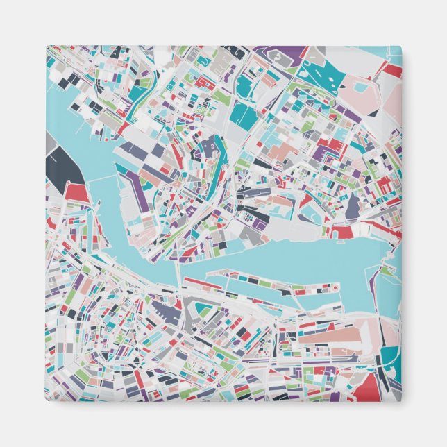 Aimant La ville d'Amsterdam (Devant)