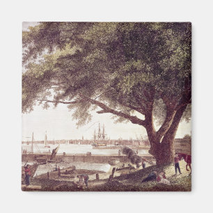 Aimant La ville et le port de Philadelphie, de