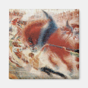 Aimant La ville se lève (par Umberto Boccioni)