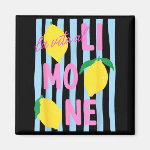 Aimant La Vita Al Limone Drôle De Citron De Fruit Italien