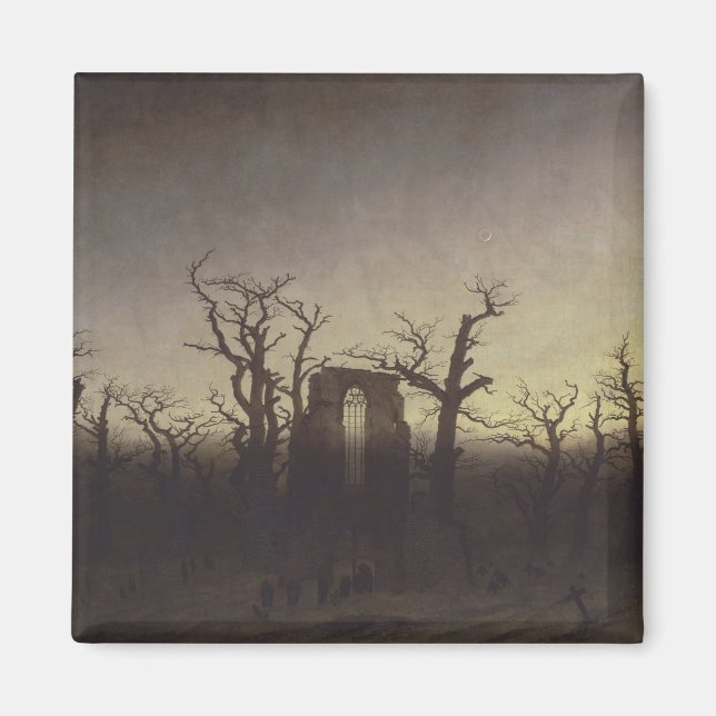 Aimant L'abbaye des Oakwood (ruines antiques) (Devant)