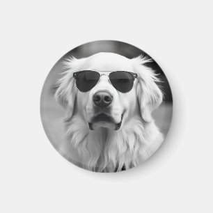 Aimant Labrador Cool avec Lunettes de Soleil – Création d