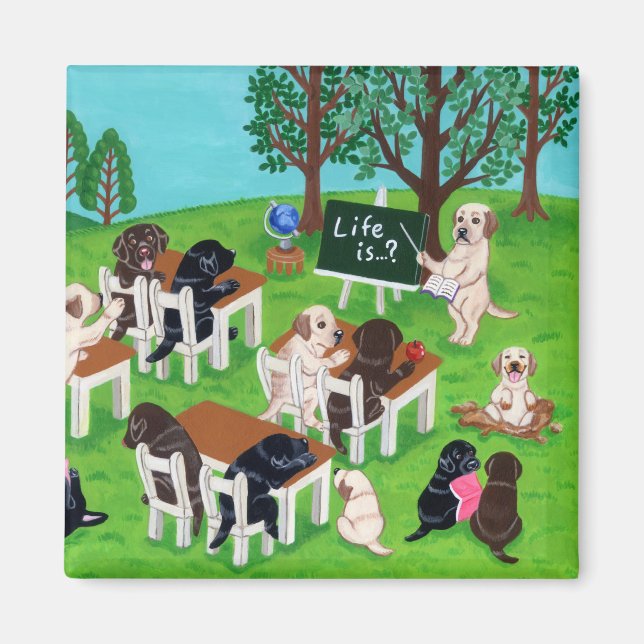 Aimant Labrador School (Devant)