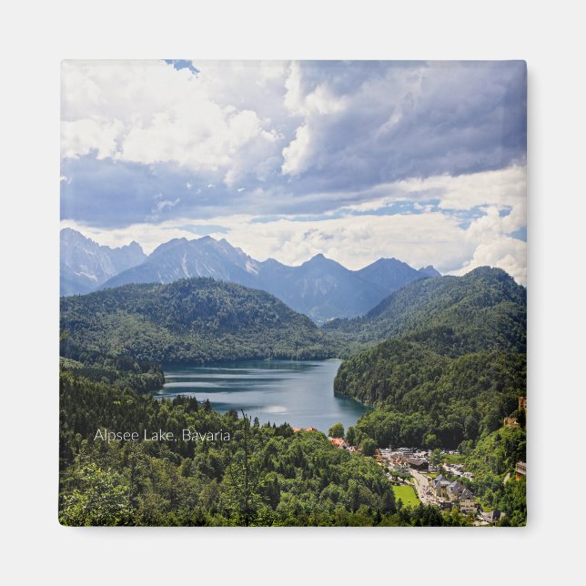Aimant Lac Alpsee, Bavière, Allemagne (Devant)