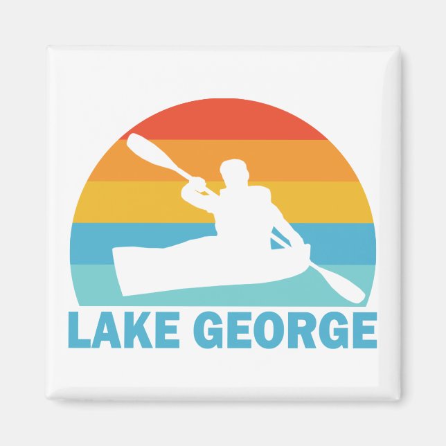 Aimant Lac George New York Kayak (Devant)