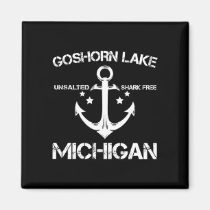 Aimant Lac Goshorn Michigan pêche drôle camping été