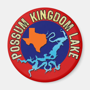 Aimant Lac kingdom d'opossum, le Texas