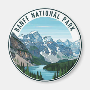 Aimant Lac Moraine - Parc national Banff Canada Voyage au